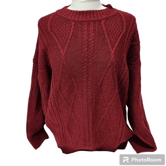 cesare di pino Other - CESARE DI PINO WOOL RED SWEATER SIZE LARGE